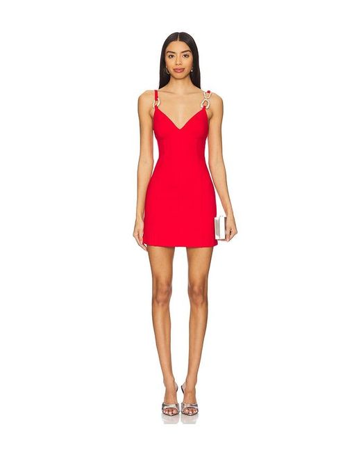 Area Red Kleid
