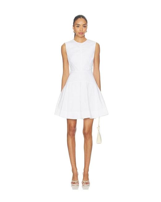 Veronica Beard White Mini Karrigan Dress