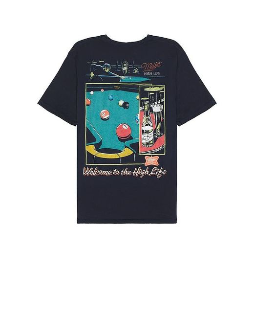 Junk Food Blue Welcome To The High Life Tee for men