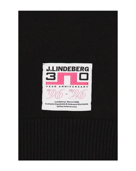J.Lindeberg Black 30Y Nikolas Knit Sweater for men