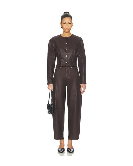 DL1961 Black Miro High Rise Barrel Jeans