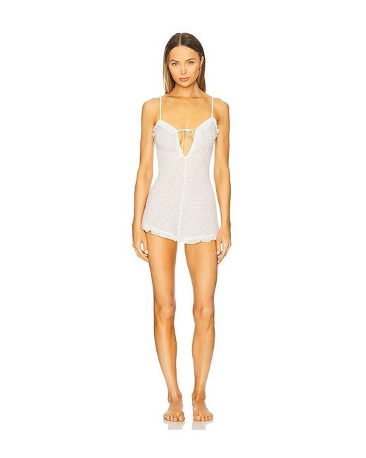 Only Hearts White Miel Romper