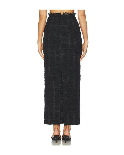 Kimberly Taylor Black Column Skirt