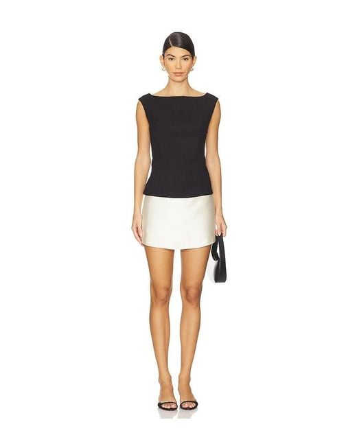 Line & Dot Black Isabeau Mini Dress