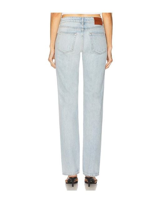 GRLFRND Blue Sara Low Rise Slim
