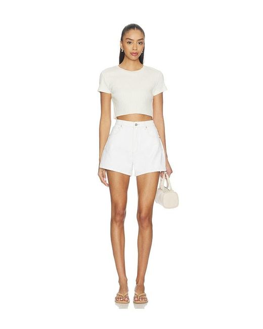 A.Brand White Venice Short