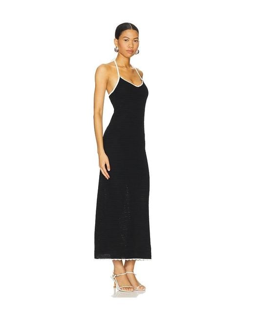 Bec & Bridge Black Ravyn Halter Maxi Dress
