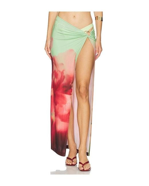 Camila Coelho Multicolor Rya Maxi Skirt