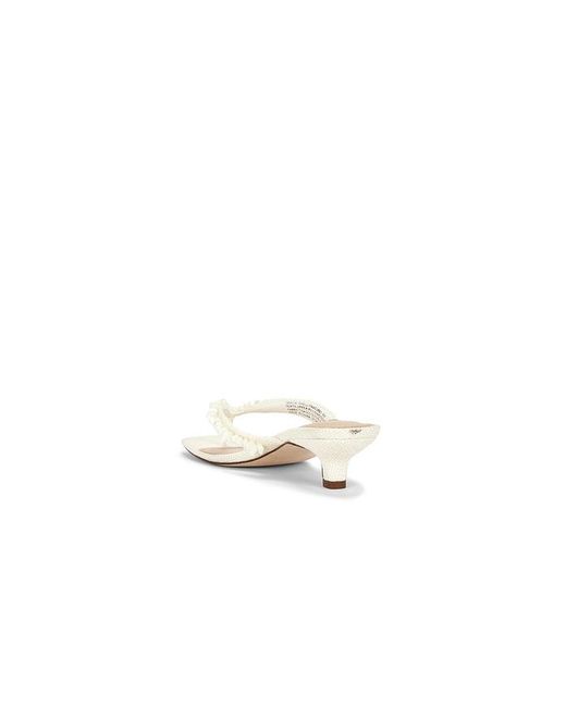 Steve Madden White Tracie Shell Sandal