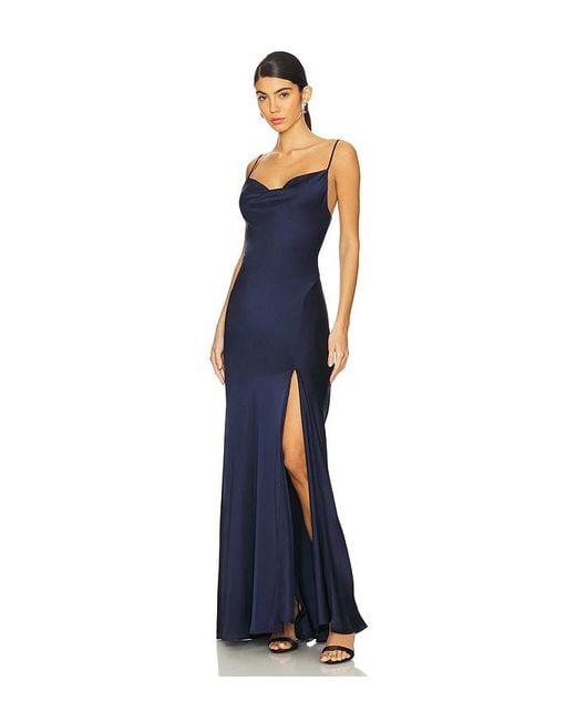 Jonathan Simkhai Blue Finley Gown