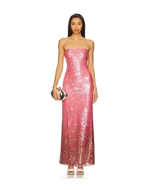 Jonathan Simkhai Red Abendkleid Leilani