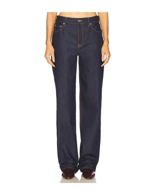 GRLFRND Blue Bella Low Rise Boyfriend