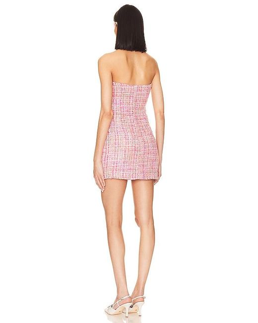 ROBE NANEA STRAPLESS en Pink superdown