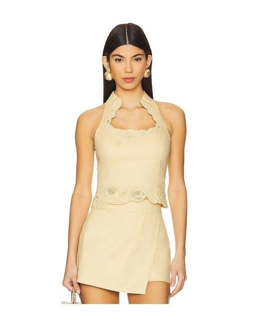 Cult Gaia Natural Ruthie Top