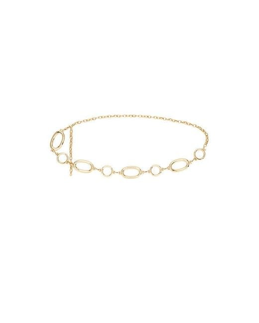 Ettika Black Multi-Ring Chain Belt