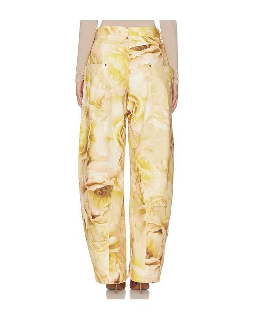 AFRM Metallic The Hr Chippy Barrel Pant