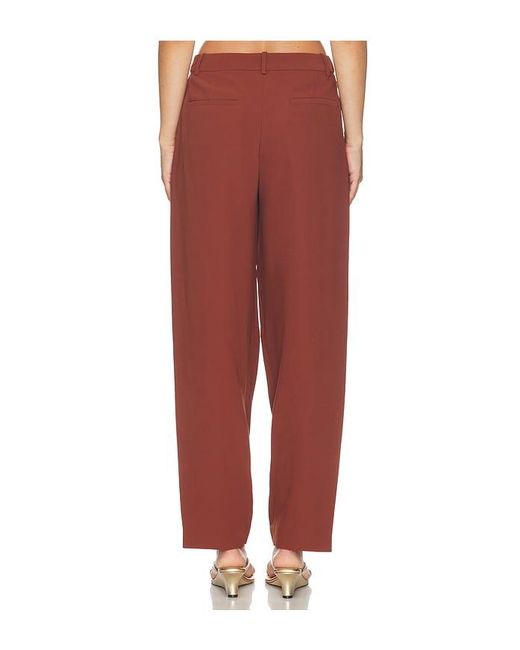Amanda Uprichard Red Bernice Pants