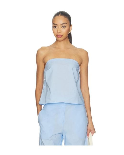 Samsøe & Samsøe Blue Saclover Top