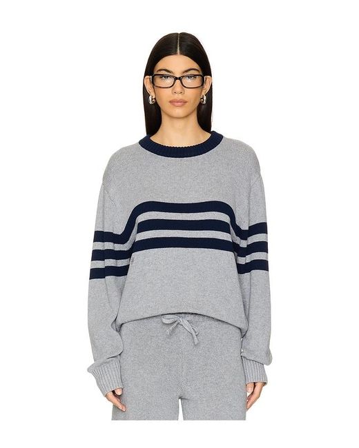 Frankie's Bikinis White Boyfriendpullover Strick Kip