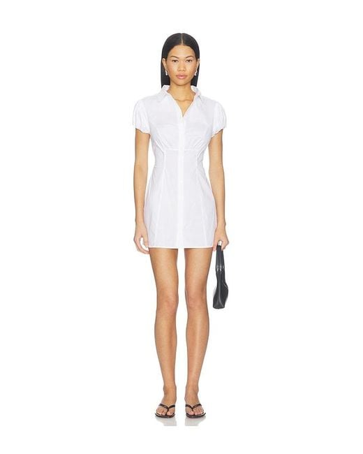 GUIZIO White Liana Dress