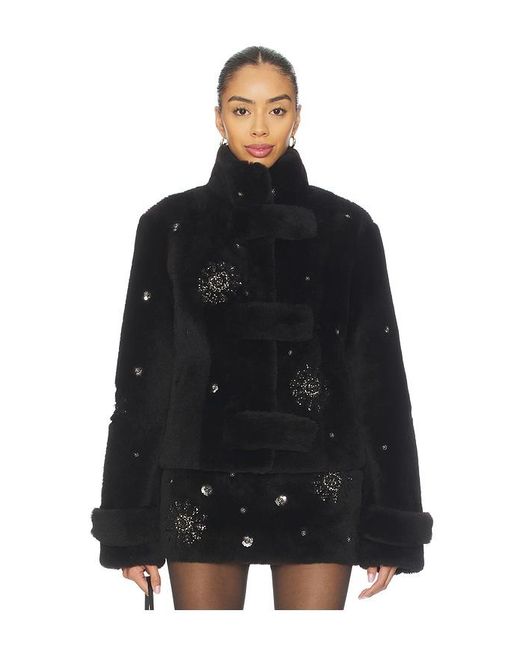 Siedres Black Sira Fur Jacket