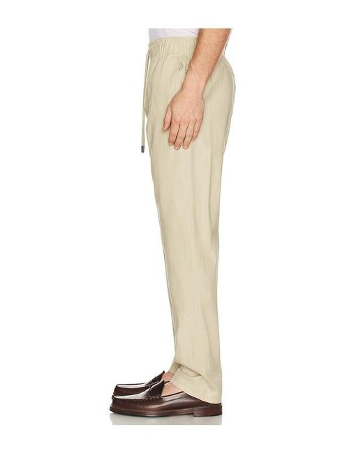 Onia Natural Stretch Linen Pull-On Pant for men