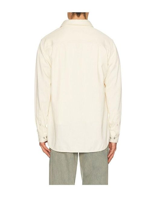 Rag & Bone Natural Popover Shirt for men