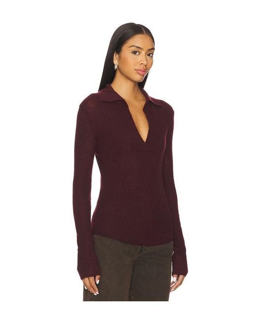 Citizens of Humanity Purple Simone Polo Sweater