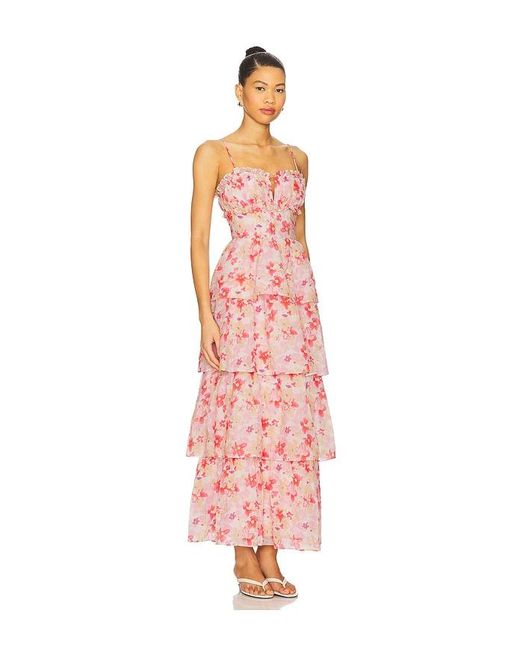 Astr Pink Vonnessa Dress