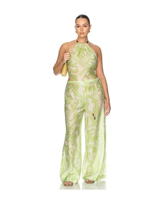 L'academie Green 'Academie Nyra Pant
