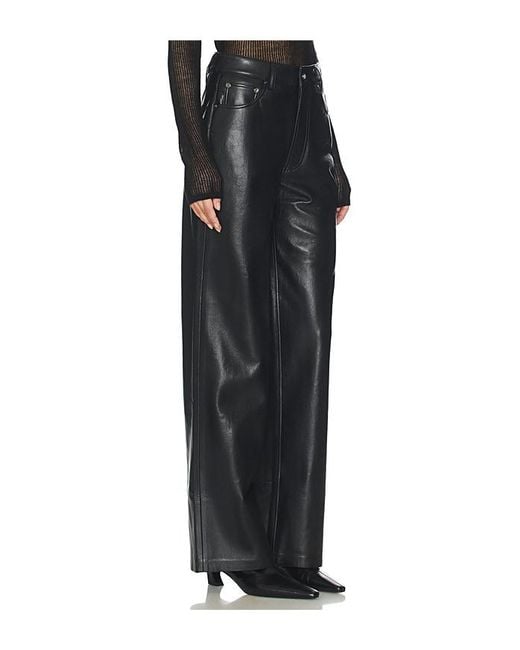 Anine Bing Black Manon Pant