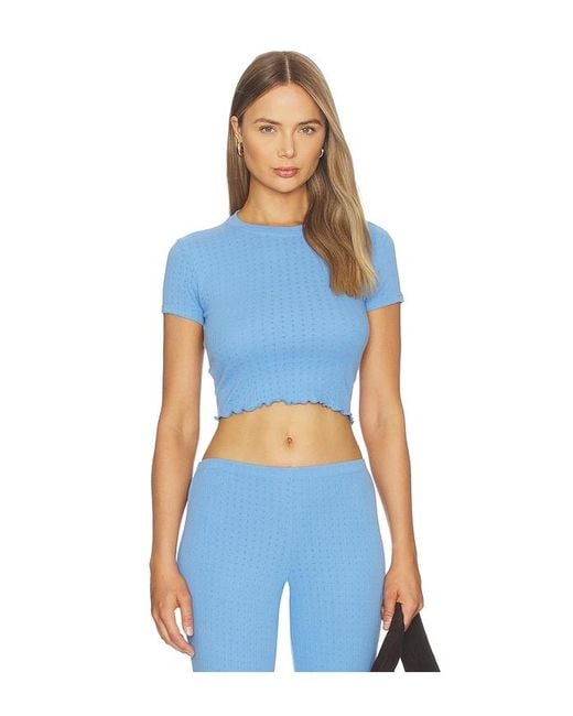 WellBeing + BeingWell Blue Auryn Tee