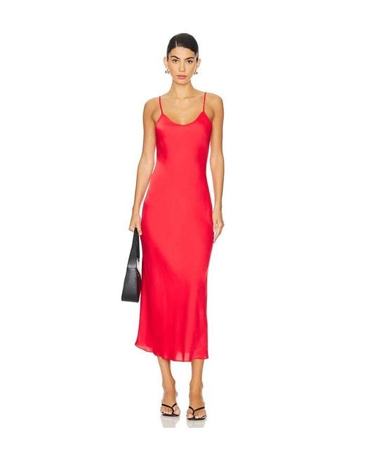 AllSaints Red Bryony Dress