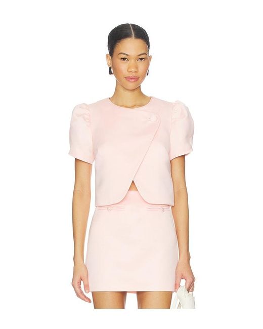 Lovers + Friends Pink Ruby Top