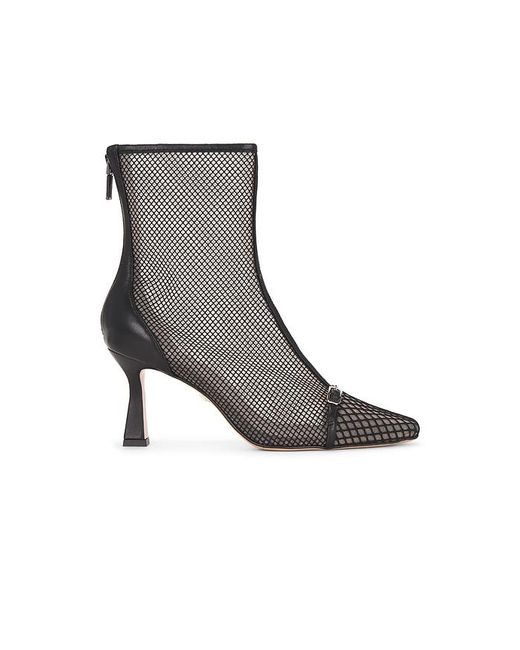Lola Cruz Gray Mesh Ankle Bootie
