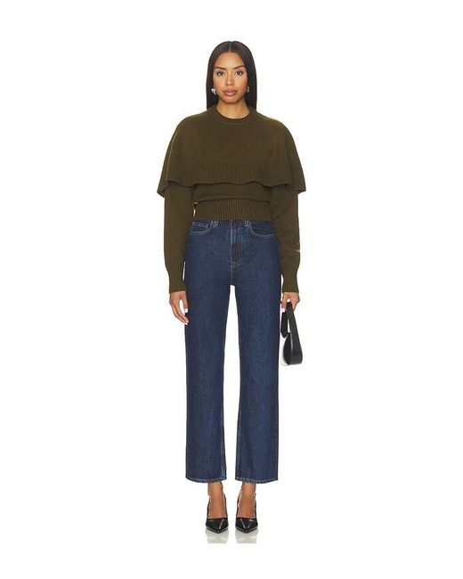 Ronny Kobo Green Evian Knit Sweater