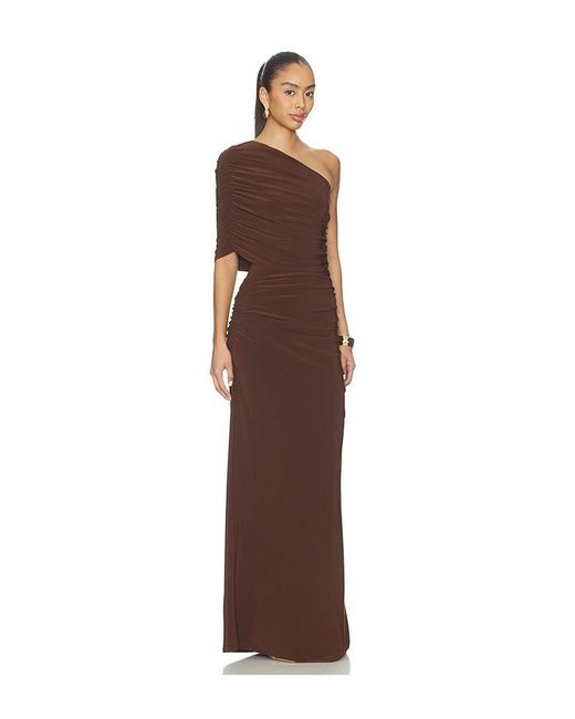 Lovers + Friends Brown Milani Gown