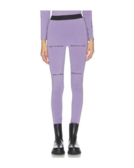 White/space Purple Graphene Base Pant