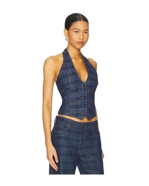 Lioness Blue Renewal Halter Top
