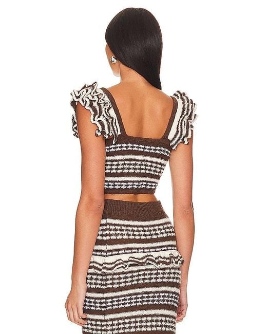 Kaely Top En Color Marrón Talla (También En M, S, Xs, Xxs) Tularosa de color Black