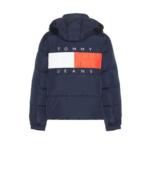 Tommy Hilfiger Steppjacke Flag Back Alaska in Blue für Herren