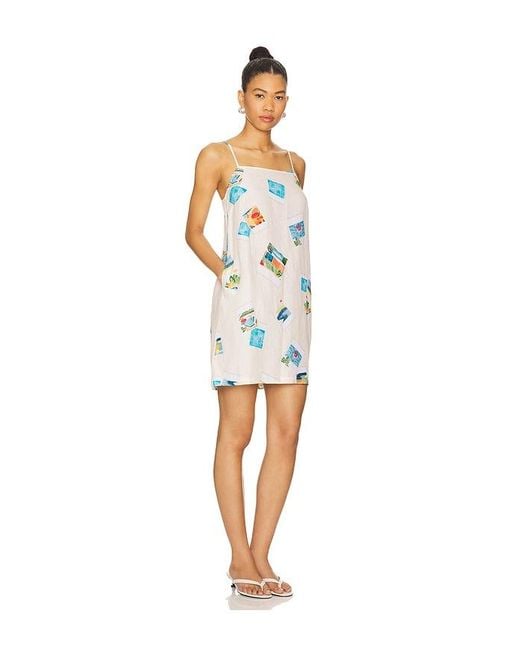 Seafolly White Sunset Bandeau Mini Dress