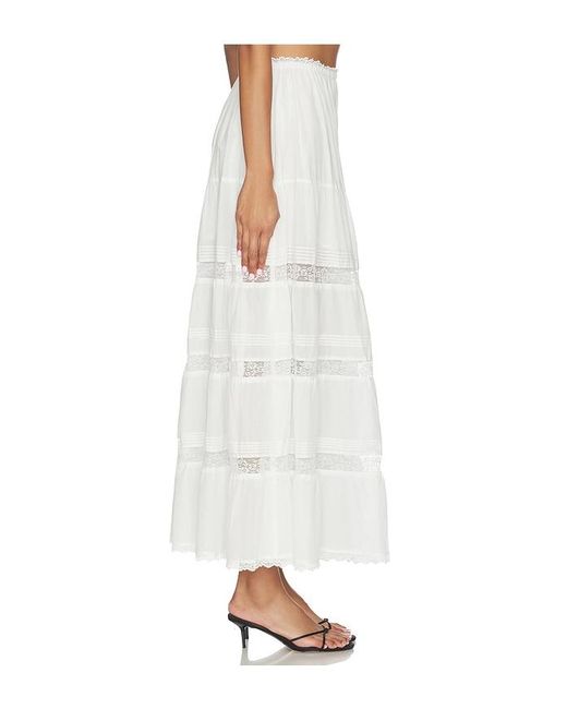 Steve Madden White Elisse Skirt