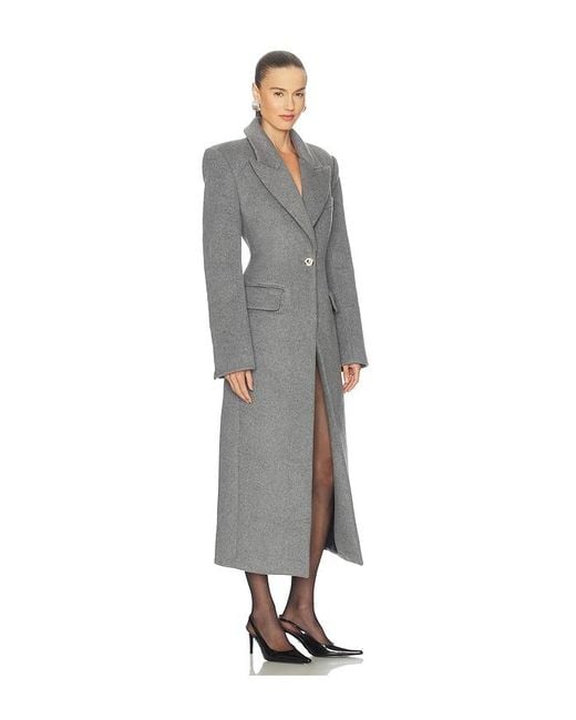 Camila Coelho Gray Mariela Coat