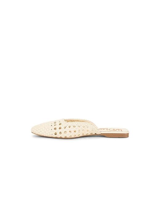 Sam Edelman White Nola Mule