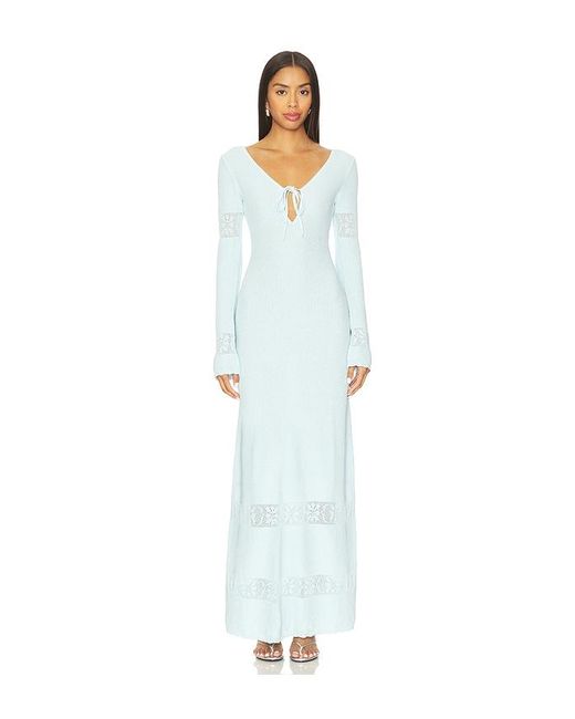 Asta Resort White Kleid Aus Häkelspitze Rita