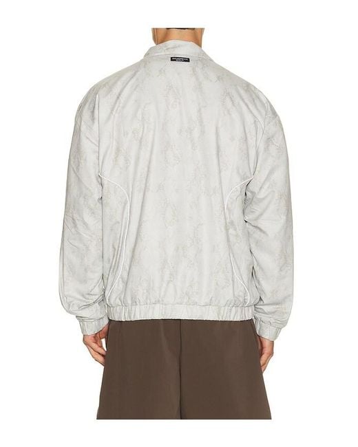Devereux Golf White The Piped Quarter Zip for men