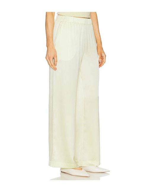 Pantalón Pierna Ancha Brynn En Color Amarillo Talla (También En S) SABLYN de color White