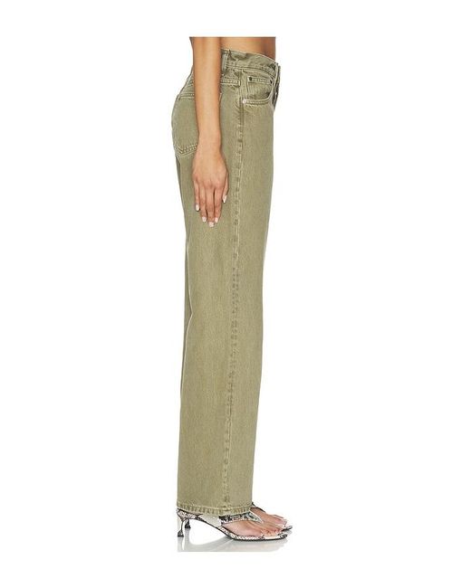 EB DENIM Natural Mid Rise Baggy Jeans