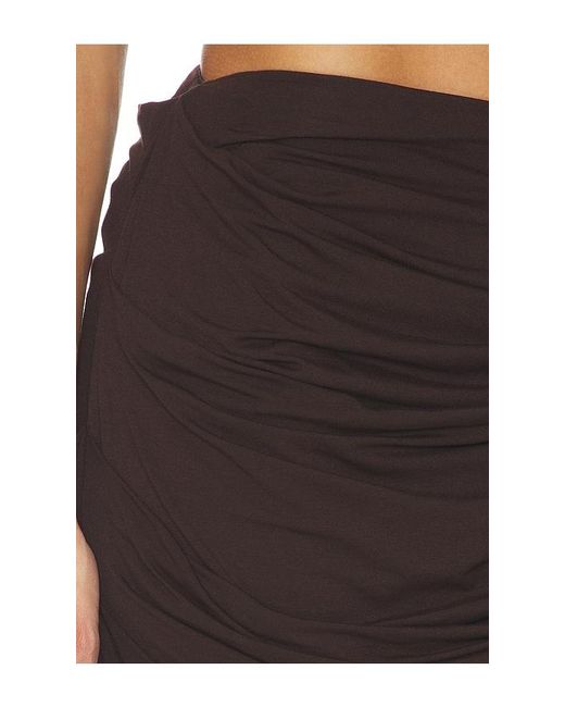 Entire studios Brown Drape Skirt